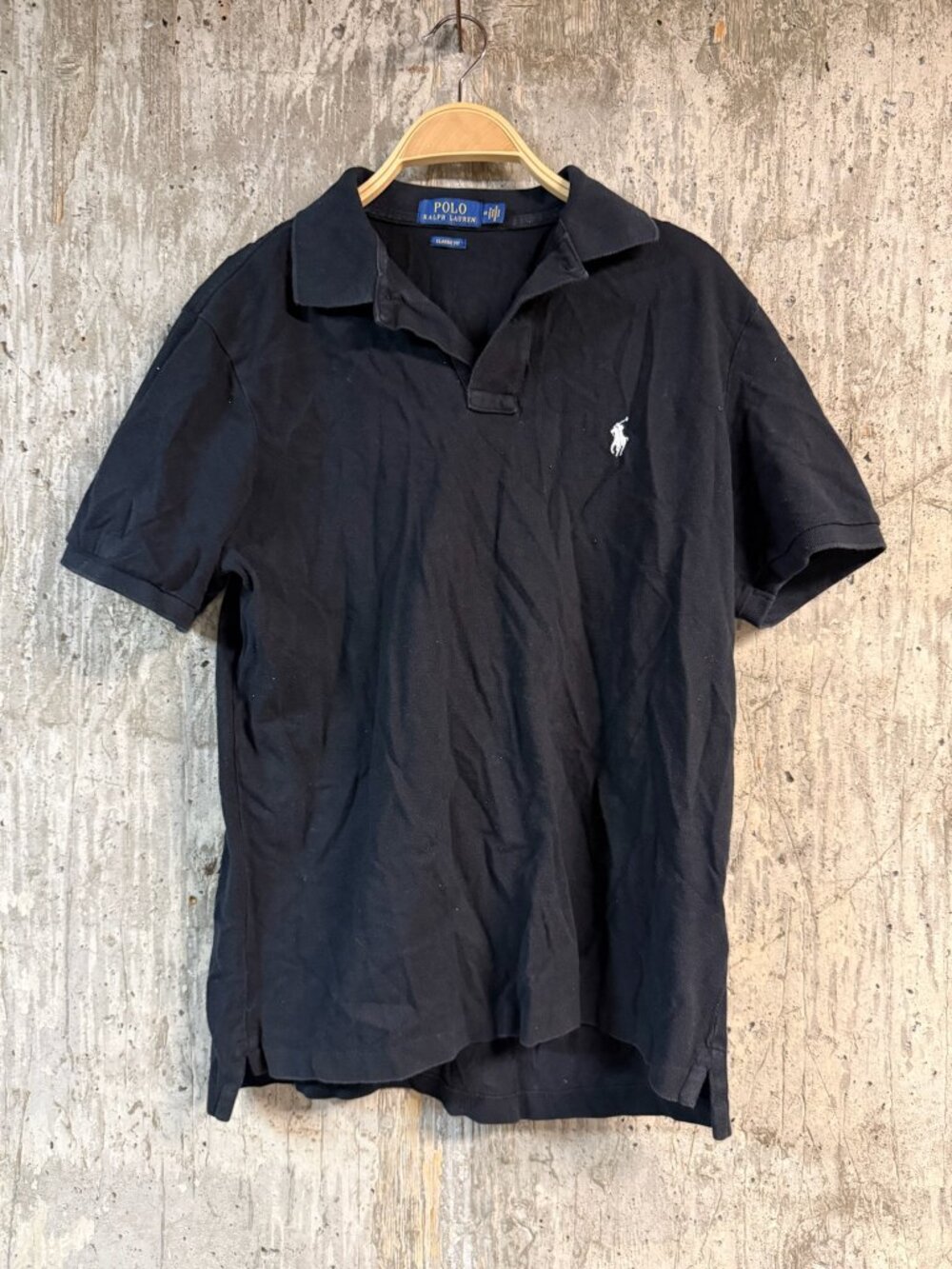 POLO RALPH LAUREN Men's Classic Fit Short Sleeve Polo Shirt Size M in Black